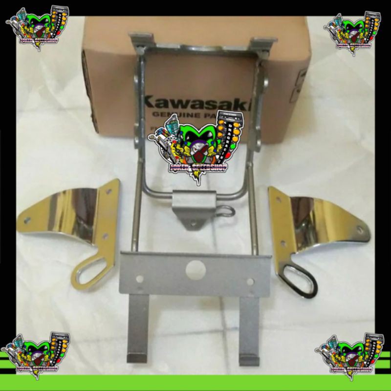 Breket lampu bulat ninja set ninja ss lampu bulet breket kursi breket kupingan ninja r ss original k