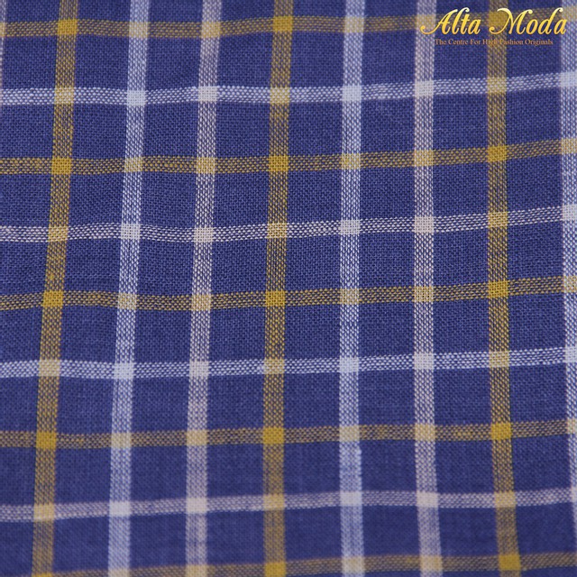 

Alta Moda Linen Shirting Biru Motif Kotak Kuning Putih (1M)