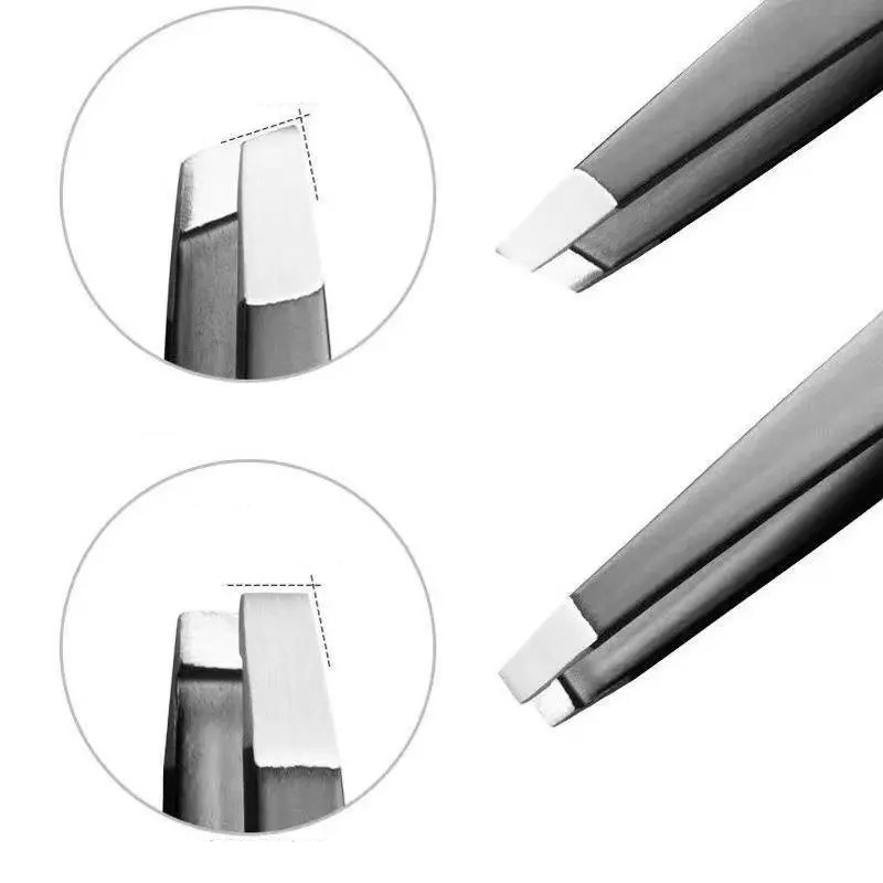 [4 Pcs/Set Multifunctional Eyebrow Clip] [Stainless Steel Tweezer Epilation Clip] [Beauty Makeup Tools]