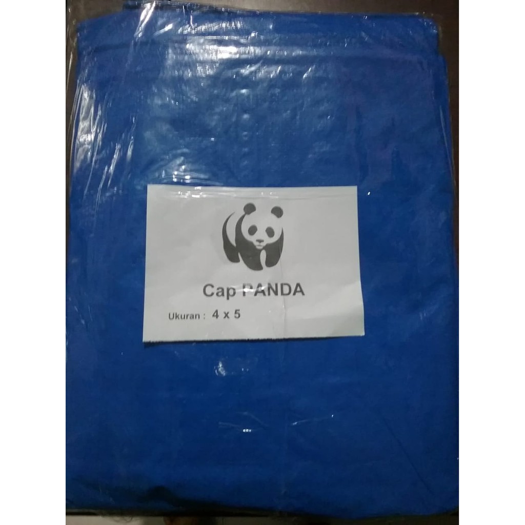 PROMO !! Cap PANDA Terpal Biru Ukuran 4x5m