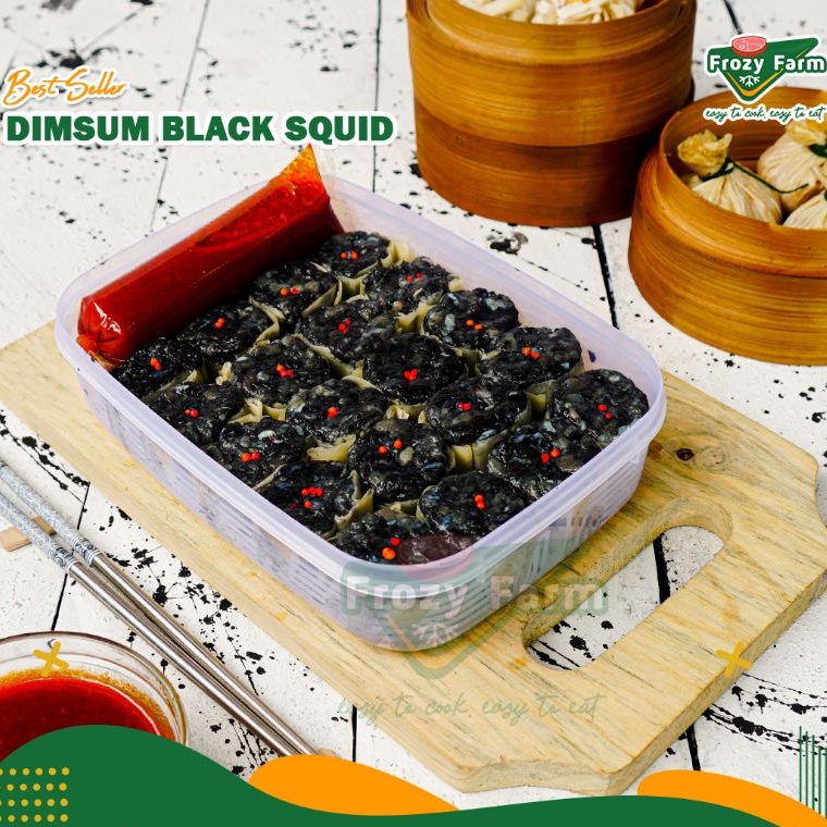 

DIMSUM FROZEN BLACK SQUID (PREMIUM) ISI 15/BOX - DIMSUM MEDAN HALAL - DISTRIBUTOR DIMSUM MEDAN
