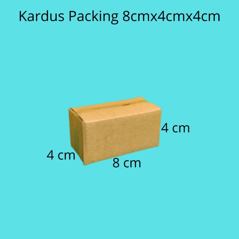 

Kardus Packing 8cmx4cmx4cm