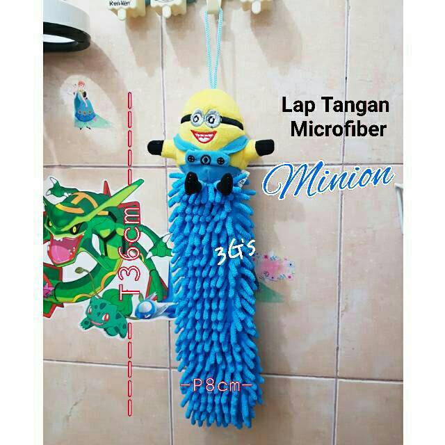 Lap Tangan Gantung Microfiber Boneka Utuh (body, bukan kepala saja)