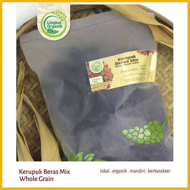 

Krupuk Beras Mix Lingkar Organik Kerupuk Sehat 250 g