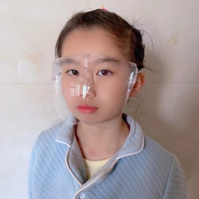 Clear Glass Face Shield Anak Faceshield Akrilik Anak Premium Import