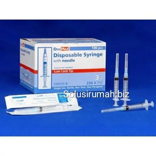 Spuit 3 CC Onemed per 1box