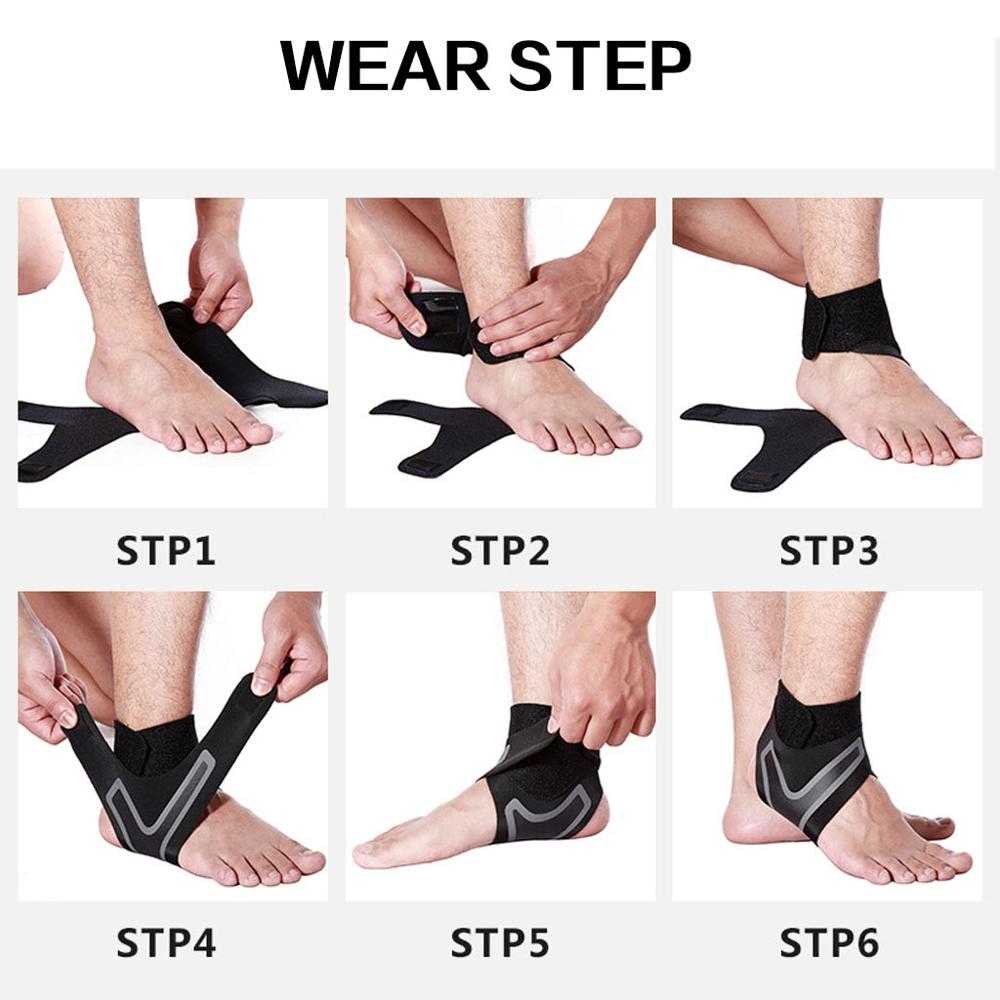 Alat Pelindung Pergelangan Ankle Kaki Terapi Anti Cidera Sport Compression