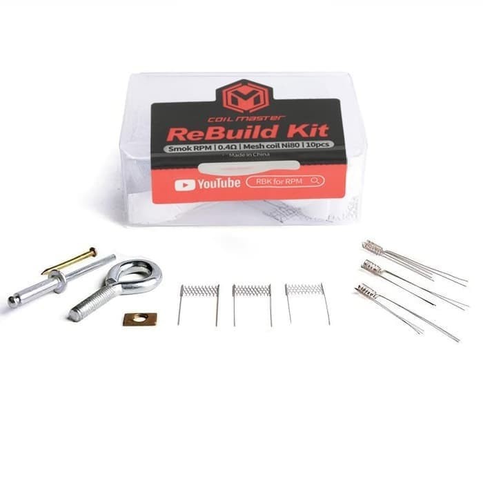 Rebuild Kit / RBK by Coil Master smok rpm 0.4 ohm 100% Authentic