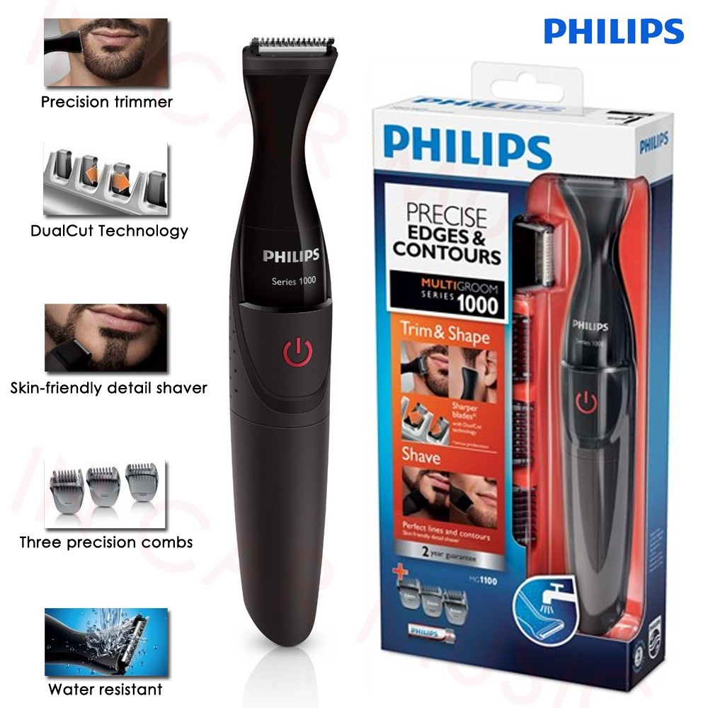 PHILIPS Facial Shaver Alat Cukur Kumis Jenggot MG 1100 philips