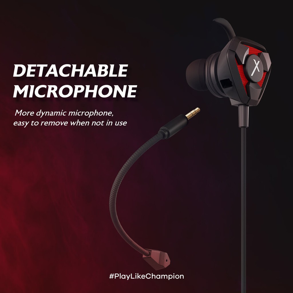 Headset Gaming Mic Earphone Gaming Jetex Hx8 - Garansi 2 Tahun