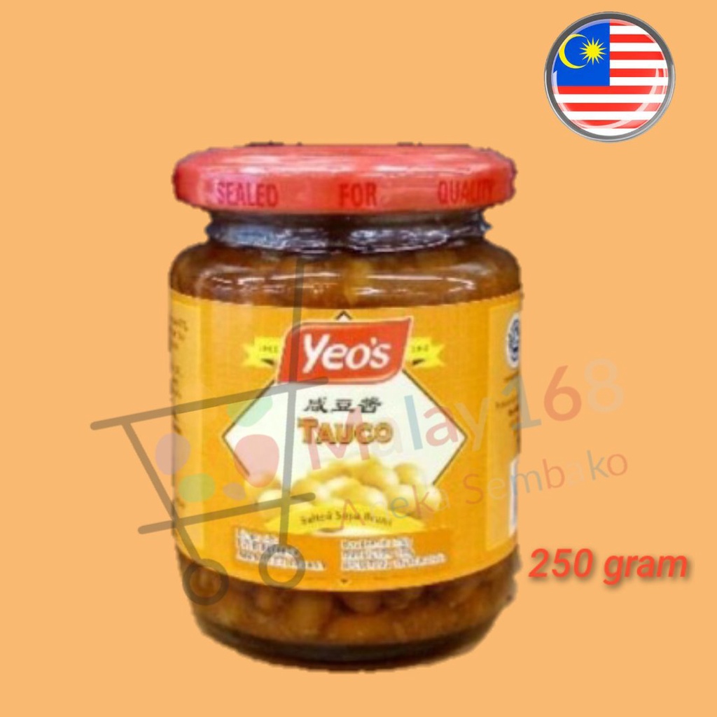 

Tauco Yeos Malaysia 250 gr - Tauco Asin - Taucu Masin - Salted Soya Beans