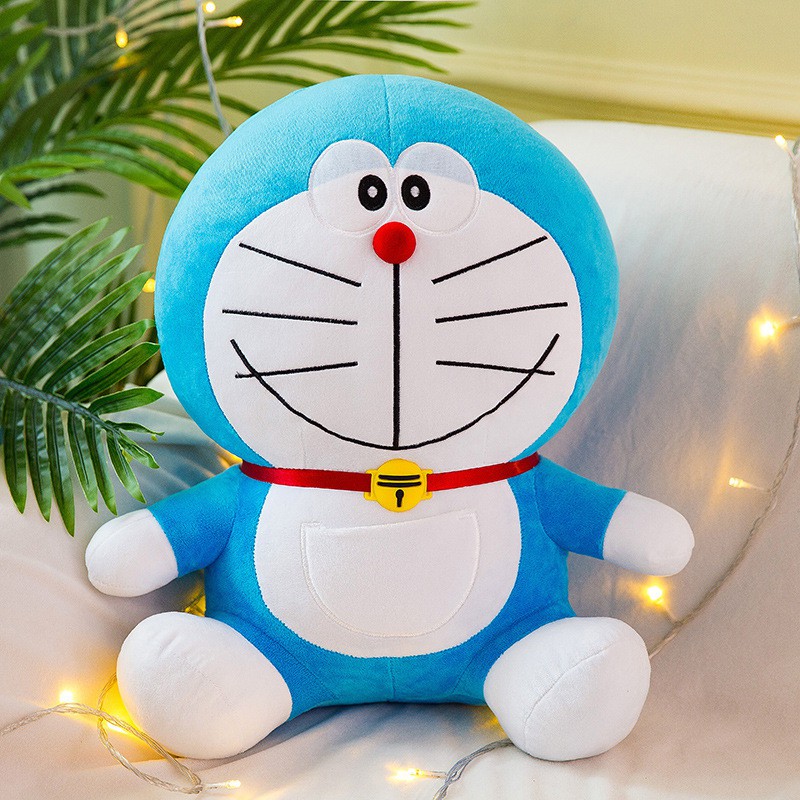 Mainan Boneka Plush Anime Doraemon 25CM 35CM Untuk Hadiah Ulang Tahun Anak