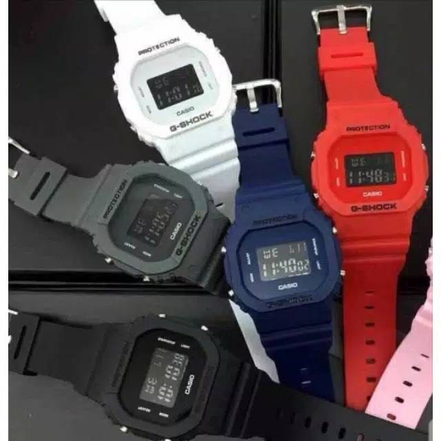 JAM TANGAN PRIA WANITA SPORT RUBBER DIGITAL LED CASIO G-SHOCK GLS-DW-5600 MURAH