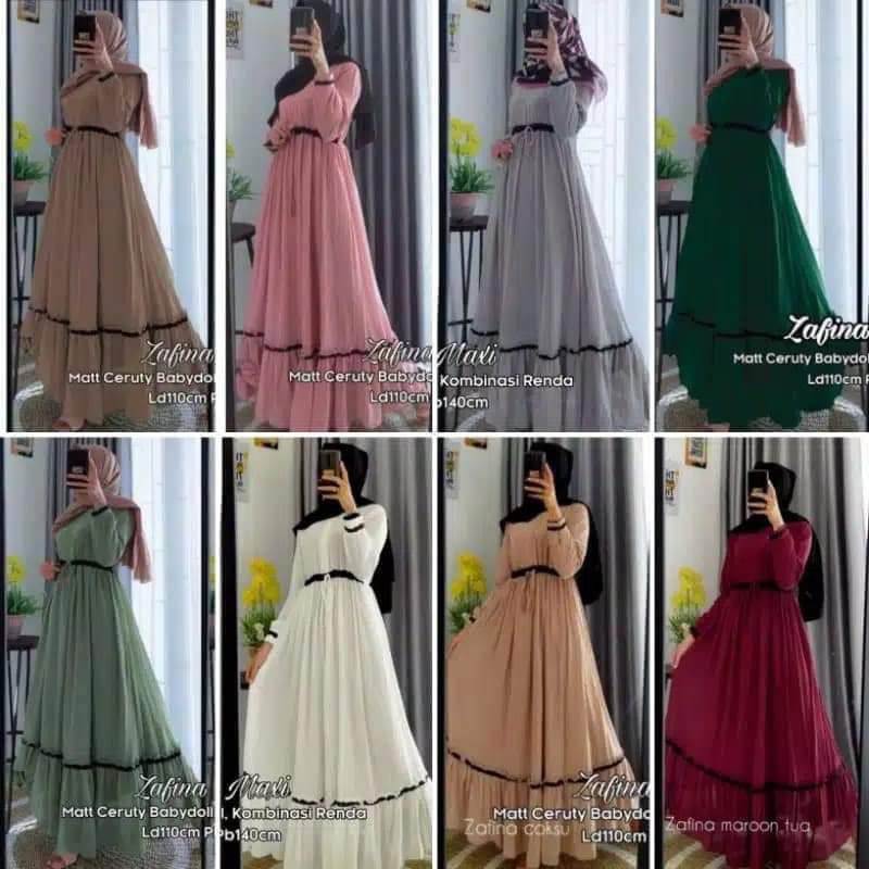 LANGSUNG KIRIM CERUTY READY SUPER JUMBO XXXL [ LD 130 BB 95- 120 KG]GAMIS CERUTY BEBYDOL RENDA /GAMIS REMPEL/ BUSUI