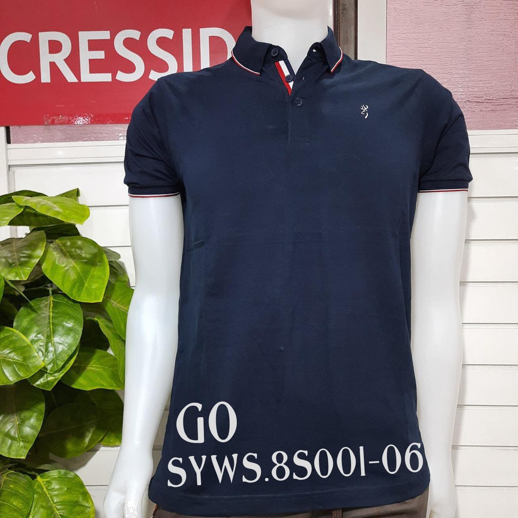 gof CRESSIDA SYWS POLO T-SHIRT Pakaian Pria Atasan Kaos Polo Berkerah Wangky Polo Lengan Pendek