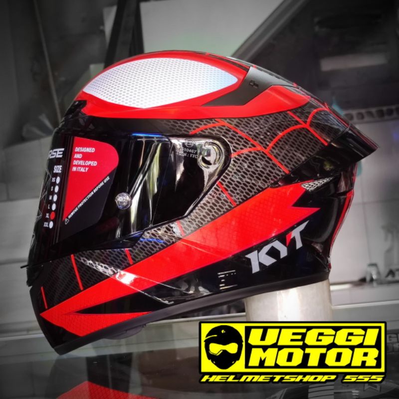 Helm KYT tt cours solid-SPIDERMAN