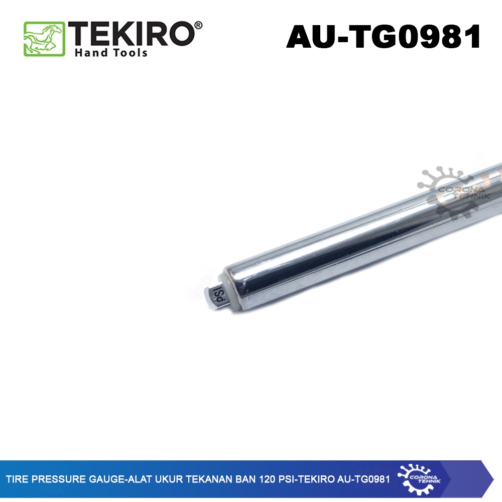 Tekiro AU-TG0981 - Tire Pressure Gauge - Alat Ukur Tekanan Ban 120 Psi