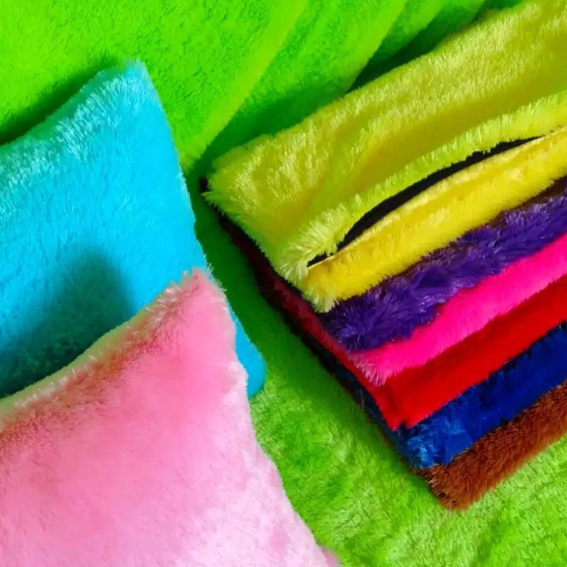 SARUNG BANTAL SOFA / KOTAK BULU RASFUR 40 CM  X 40 CM RESLETING
