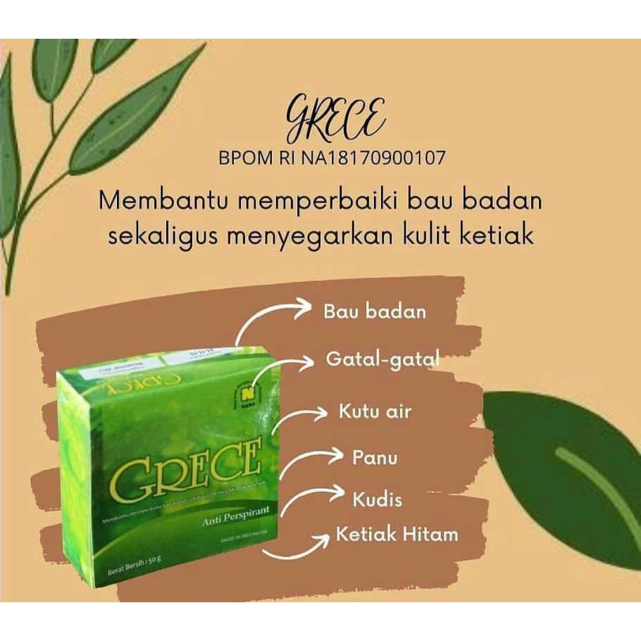 GRECE Sabun Mandi - Menghilangkan Gatal-gatal dikulit/Badan