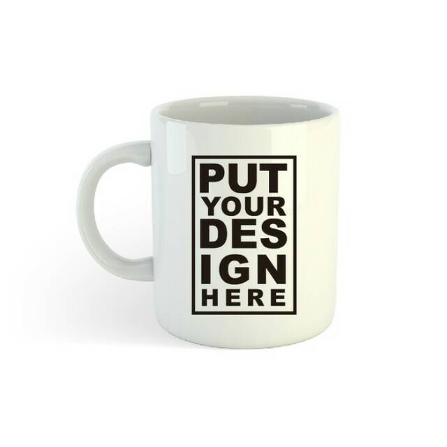 Mug Gelas Sablon Custom Logo Gambar Souvenir Hadiah Kado Hampers Foto
