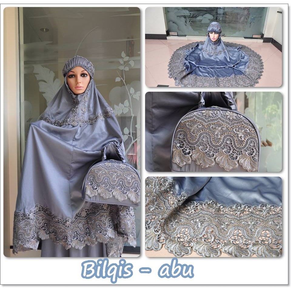 MUKENA SEMI SUTRA BILQIS SEMI SUTRA