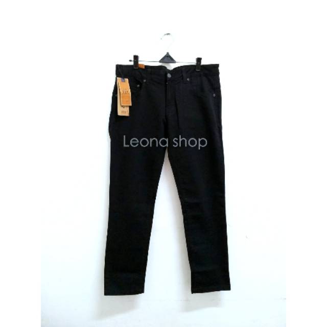 DUST JEANS SKINNY HITAM - XXXL