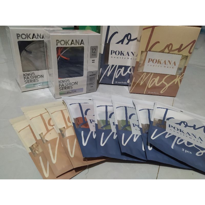 pokana icon mask sachet isi 2pcs