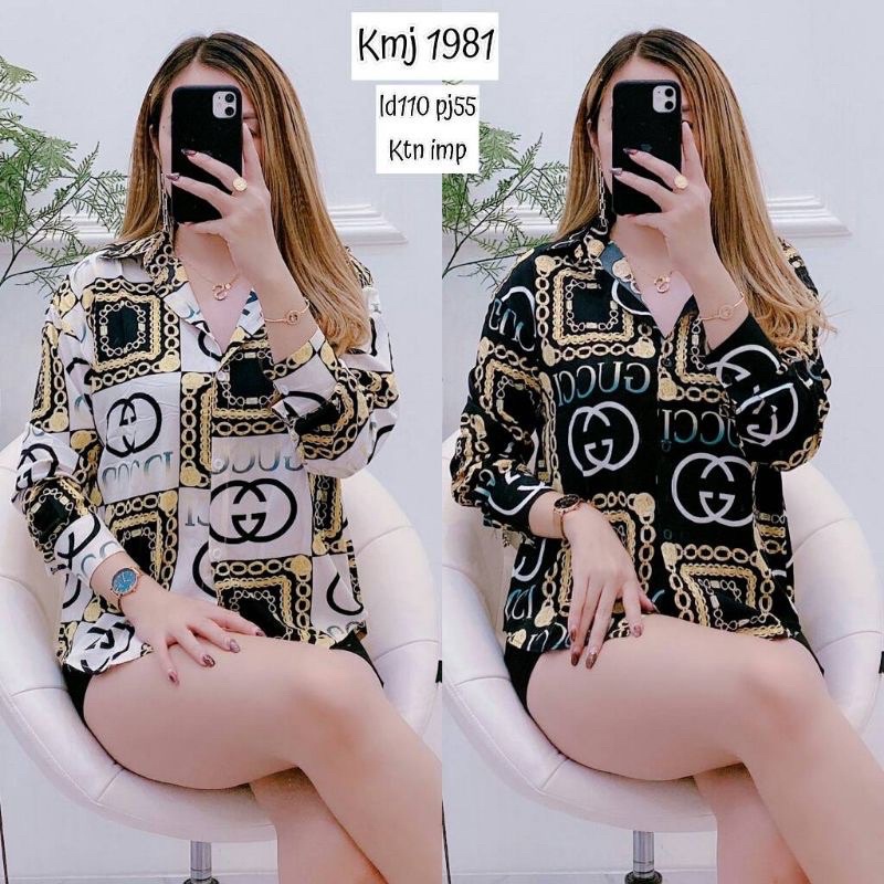 kemeja gucci