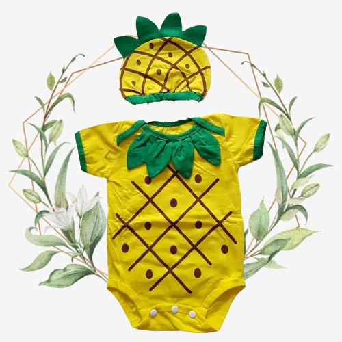 Baju Bayi Kostum Nanas Jumper Bayi Nanas
