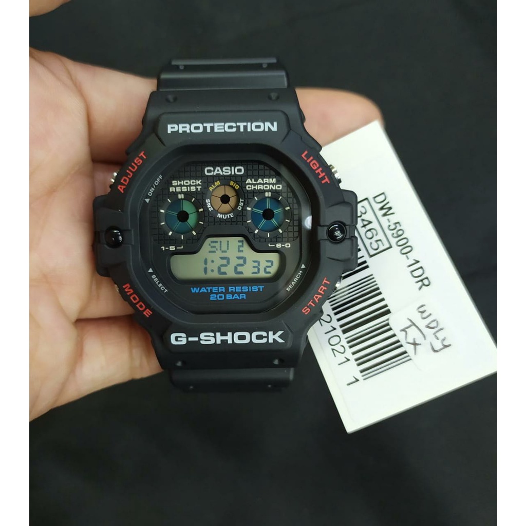 CASIO G-SHOCK DW-5900-1DR Jam Tangan Pria Original