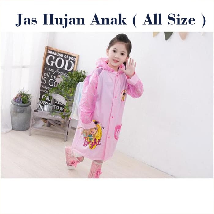 Jas hujan anak-anak ALL SIZE baju hujan anak anak jas hujan sekolah