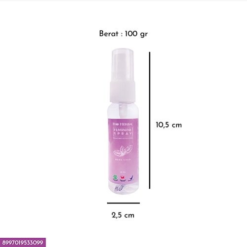 Solusi atasi masalah kewanitaan Bio Herbal Feminine Spray Pewangi Kewanitaan / Intimate Spray 30