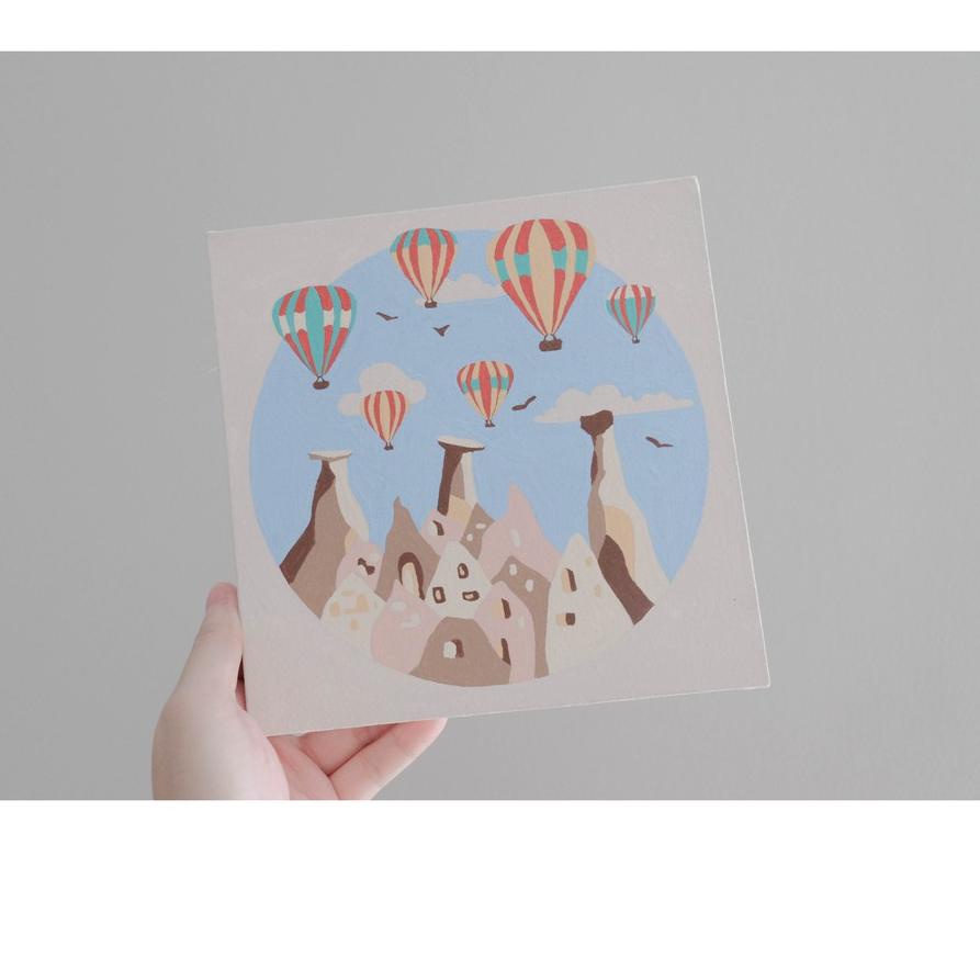 

R045 Paint by Numbers Kit Cappadocia Paint Inc. ID | Painting Kit | Paint by Number | Hampers ☑