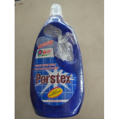Porstex Biru 1 L / 1000ml / 1000 ml Pembersih Porselen & Keramik