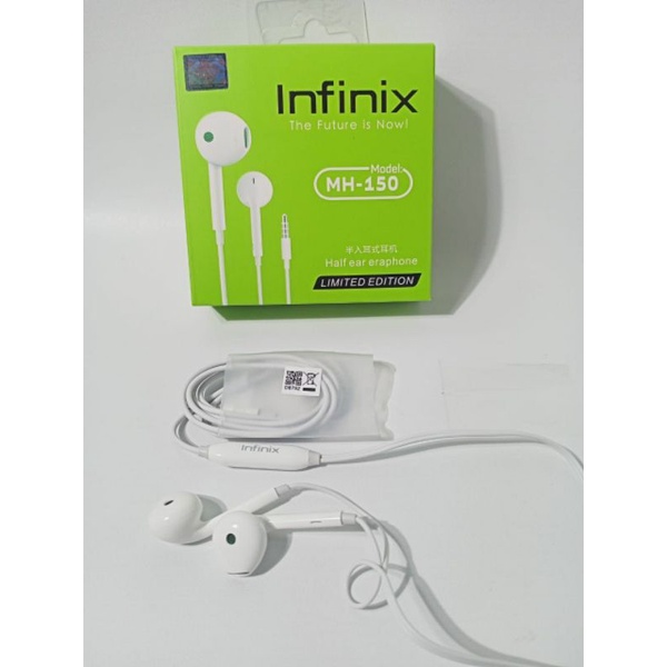 [ELITEE] HEADSET INFINIX MH150 HALF EARPHONE LIMITED EDITION