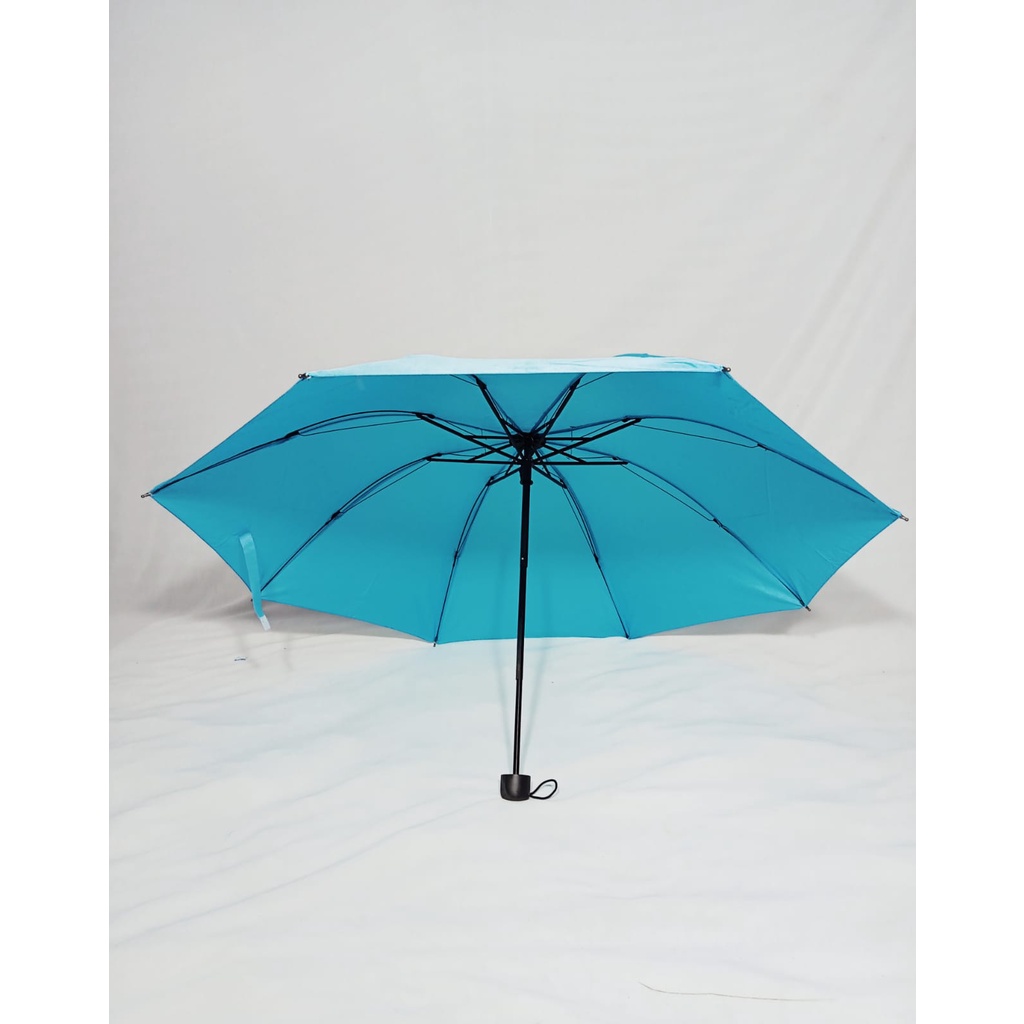 Payung lipat 3 SKY 3D Magic Premium KOREA POLOS  / Dimensi Anti UV Sarung - A3-03