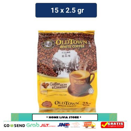 

Old Town White Coffee 2 in 1 Coffee & Creamer 15x25gr