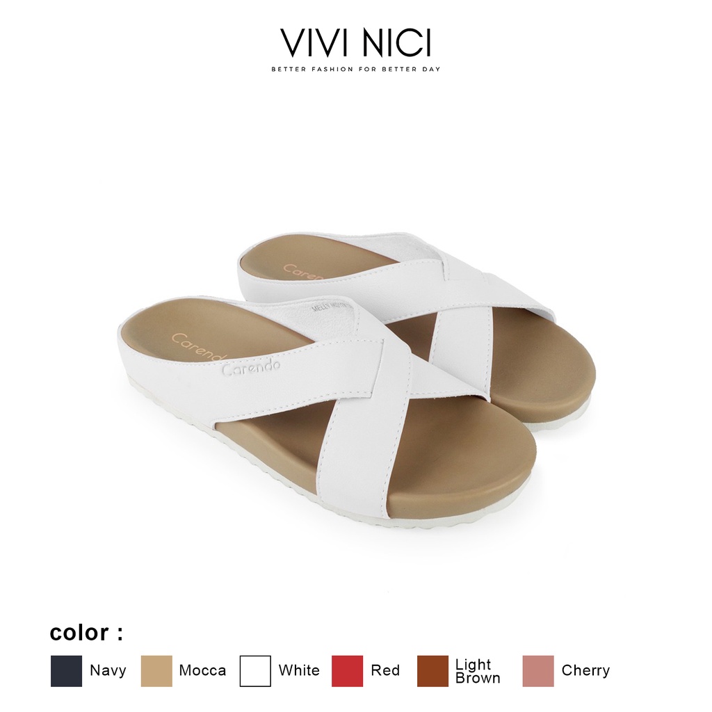 Carendo by Vivi Nici - Melly Sandal Wanita-White