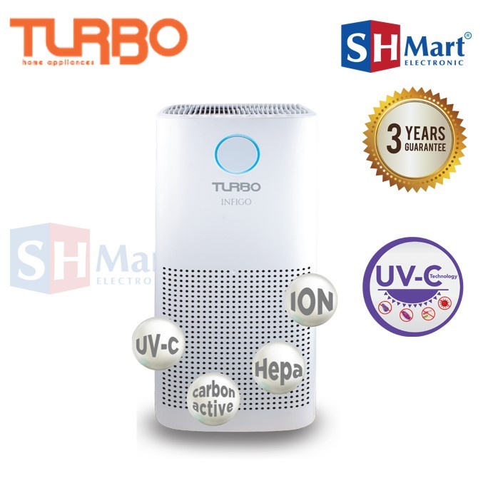 Turbo Air Purifier UVC UV+ HEPA + CARBON EHH2038 60 M2 (SHMART ELECTRONIC MEDAN)