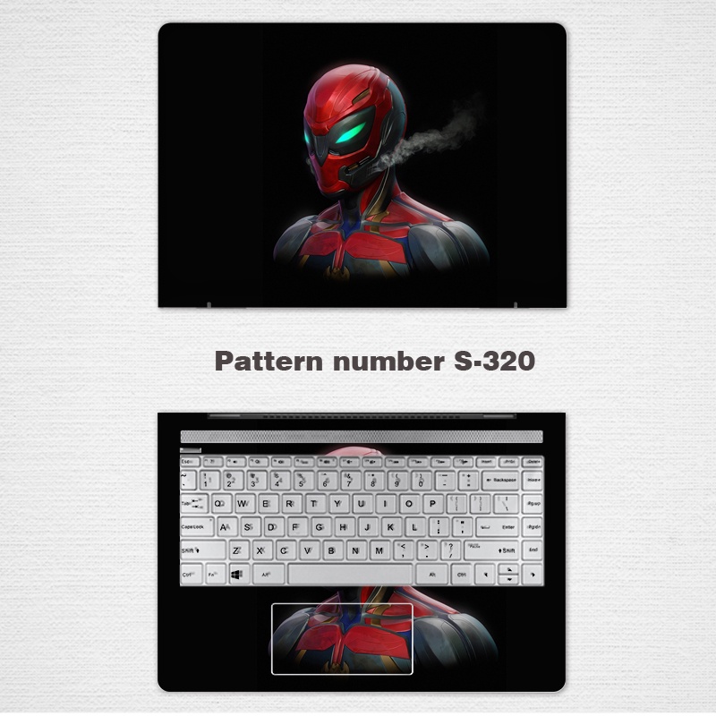 2pcs Stiker Pelindung Laptop UNIVERSAL Motif marvel Bahan VINYL Ukuran 12 13 14 15.6 Inch Untuk ASUS VivoBook14 VivoBook15 2020 LGBT