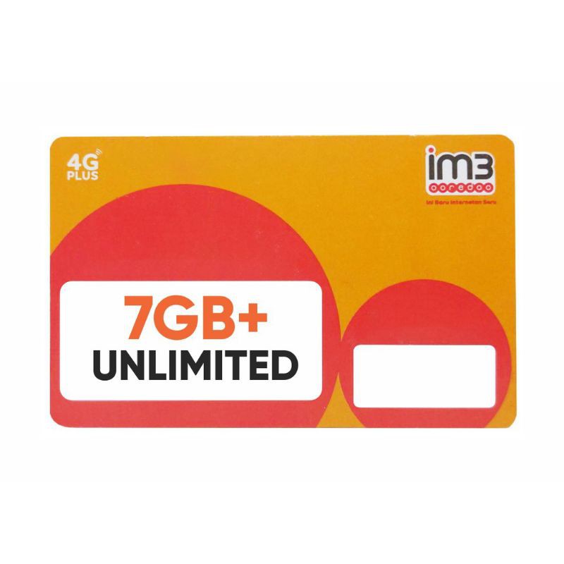 Voucher Indosat 7 GB Unlimited
