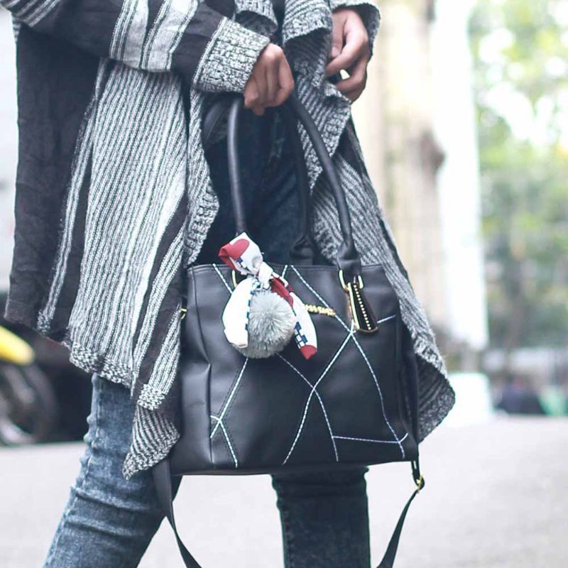 Tas Salempang Wanita Tas Bahu Handbag Semi Kulit Tas Jinjing Selempang Slingbag Original