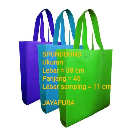 

✨ BISA COD ✨ SpundBond 38x45, goodie bag, tas kain, tas tali