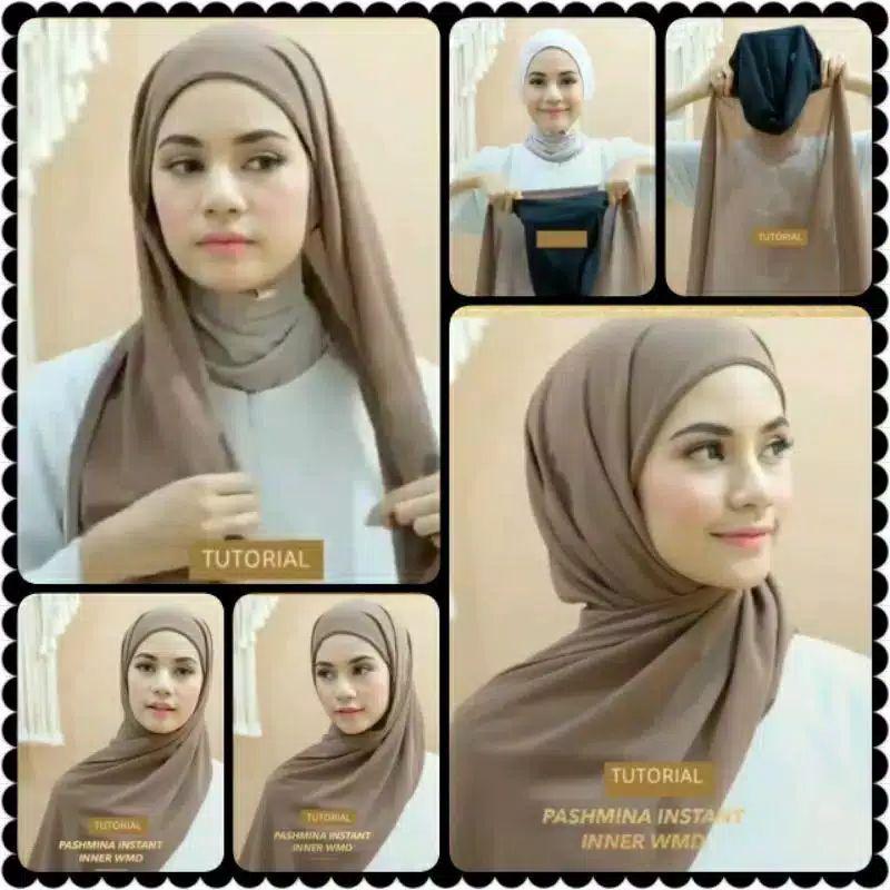 PASHMINA INSTAN PLUS INNER PEMBELIAN 5PCS GRATIS 1PCS KONEKTOR MASKER-4