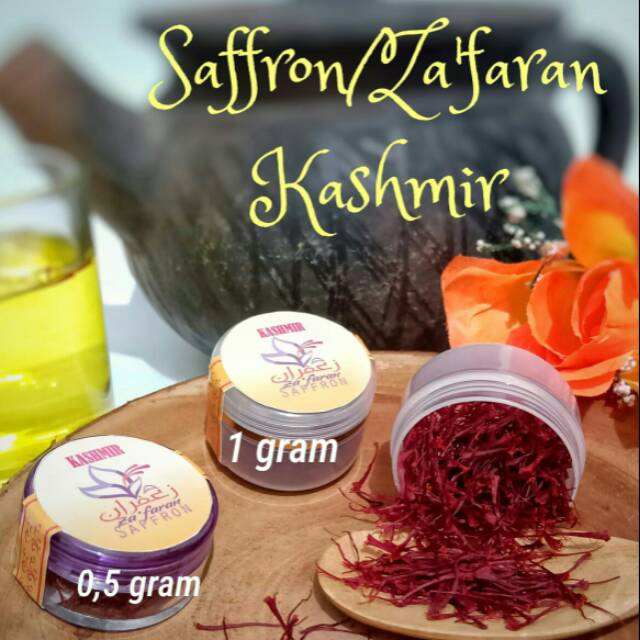 

Saffron kashmir india ori 0.5 gr dan 1 gr