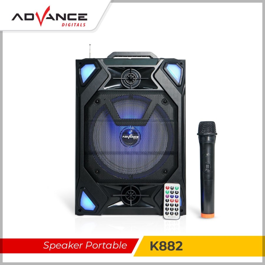 Speaker Aktif Bluetooth Advance Meeting Karaoke Portable K882