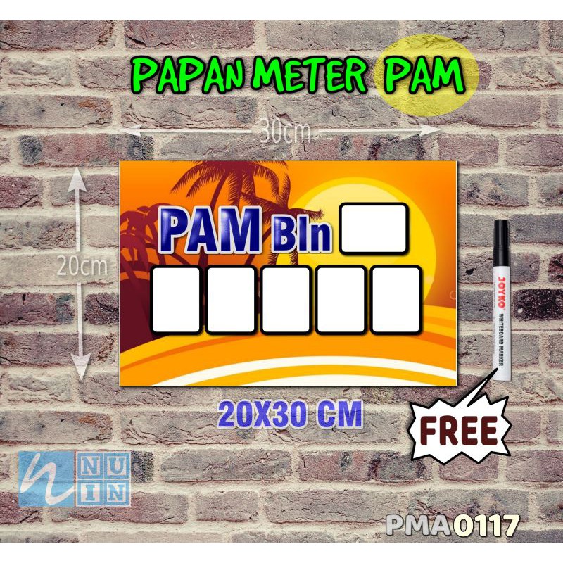 

Nuin Papan Meter Listrik PLN PAM motif Unik - Floral 17