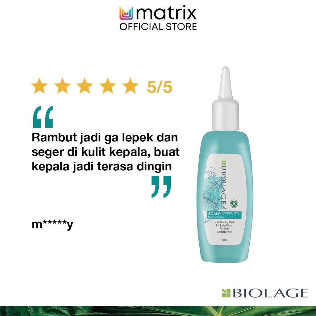 MATRIX Biolage Scalppure Scalp Refresher Hair Serum - Serum Perawatan Pelembab Pelembut Kulit Kepala Berminyak Gatal Rambut Ketombe