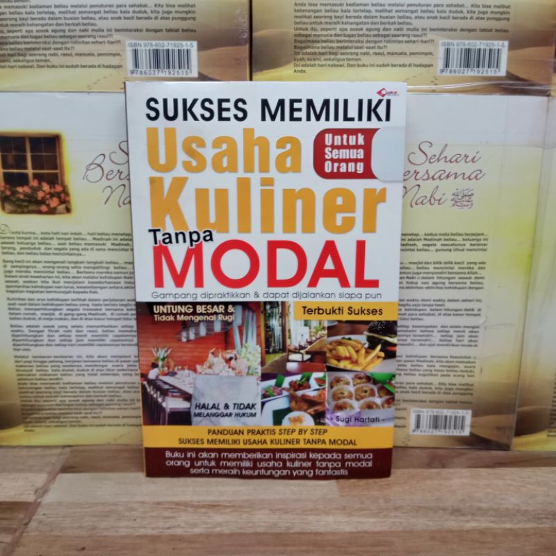 

BUKU ORIGINAL - SUKSES MEMILIKI USAHA KULINER TANPA MODAL