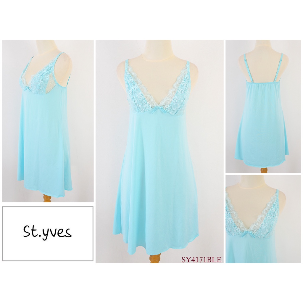 Lingerie Wanita Brukat Renda ST YVES / Baju Tidur Sexy Premium Pakaian Dalam / Underwear SY4171BLE